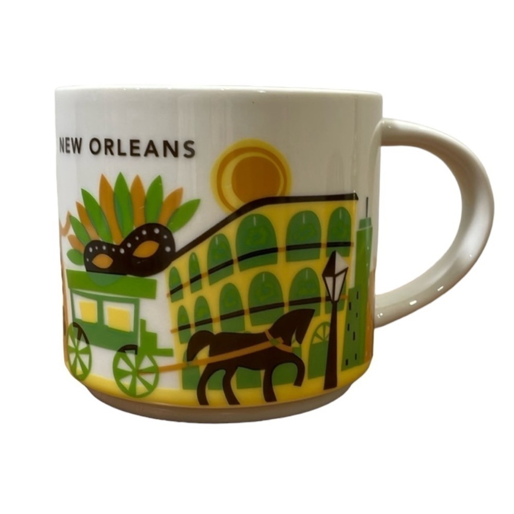 STARBUCKS 2014 YOU‎ ARE HERE NEW ORLEANS 14 OZ MUG